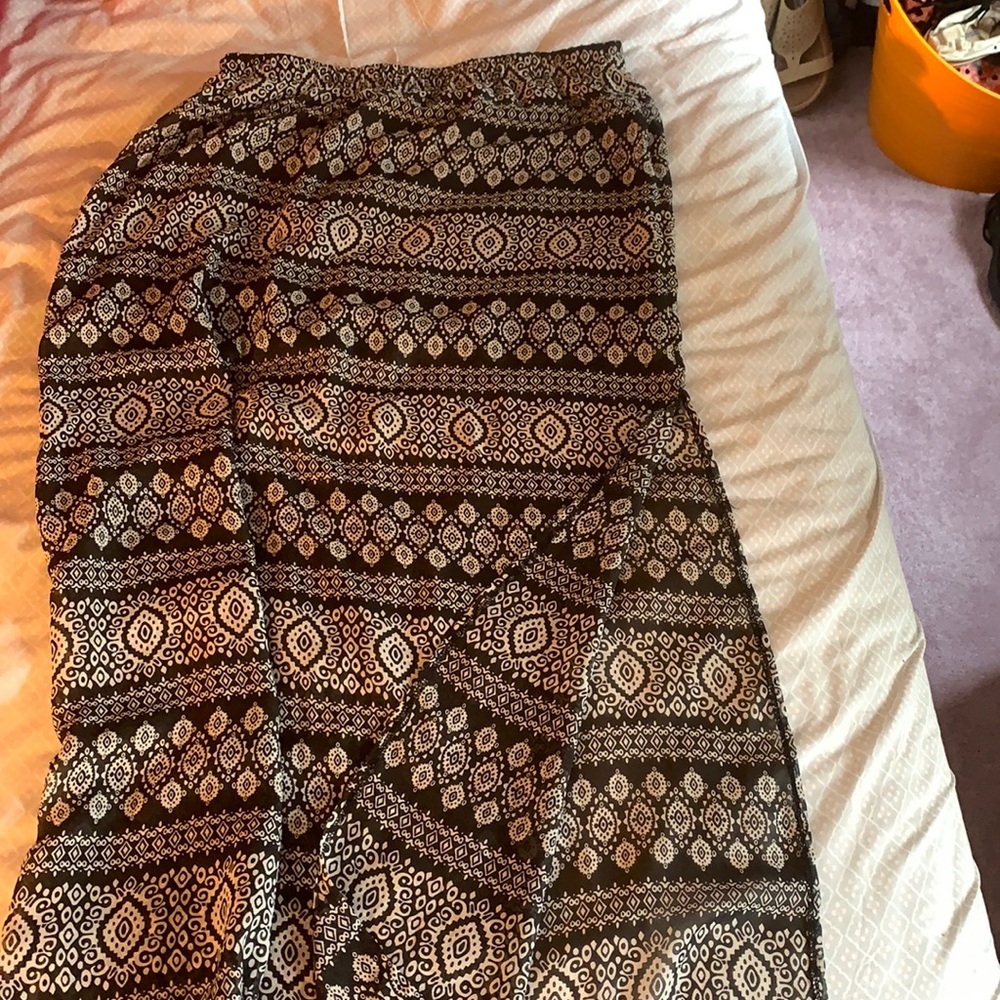 Tribal maxi skirt